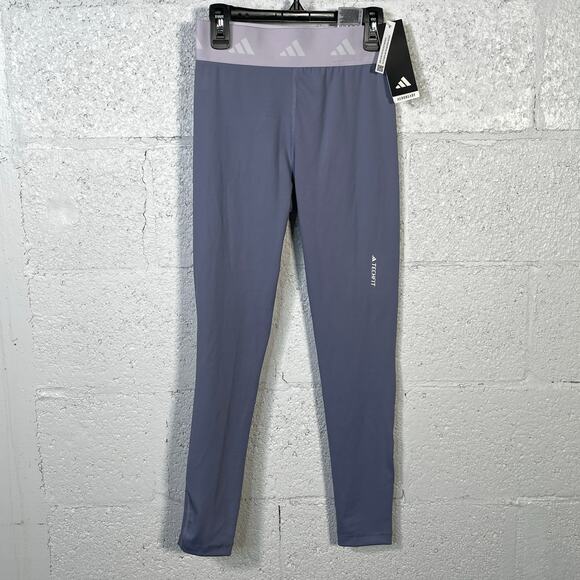 Adidas Women's Techfit 7/8 Training Leggings - Silver Violet, Silver Dawn XS - Picture 1 of 8